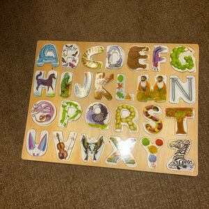Wooden Alphabet Puzzle for Kids